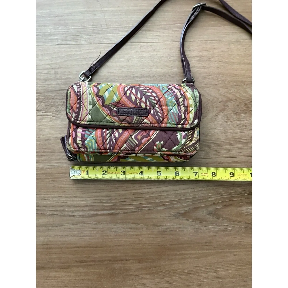 Vera Bradley RFID All In One Crossbody Bag -‎ Heirloom Paisley Wallet